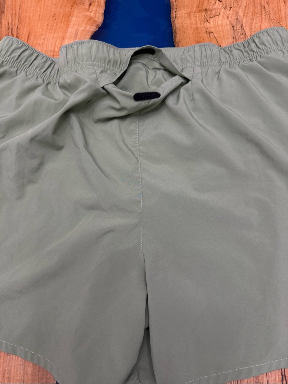 Nike Dri-FIT Running Shorts XL Sage Green Volt Athletic Gym Streetwear - Picture 10 of 12